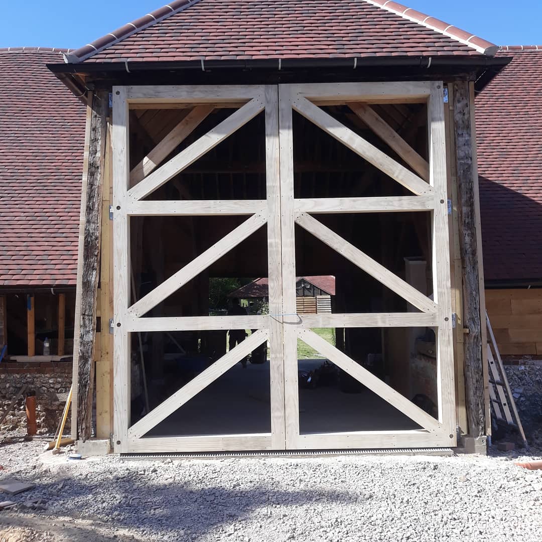 Timber barn doors